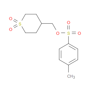 (1,1-DIOXIDOTETRAHYDROTHIOPYRAN-4-YL)METHYL 4-METHYLBENZENESULFONATE