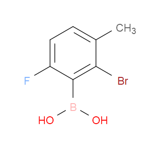 2-BROMO-6-FLUORO-3-METHYLPHENYLBORONIC ACID