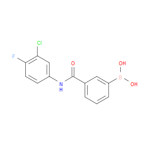 (3-((3-CHLORO-4-FLUOROPHENYL)CARBAMOYL)PHENYL)BORONIC ACID