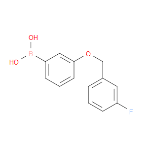 3-(3'-FLUOROBENZYLOXY)PHENYLBORONIC ACID