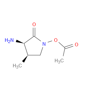 (3R,4R)-3-AMINO-1-HYDROXY-4-METHYL-2-PYRROLIDINONE ACETATE