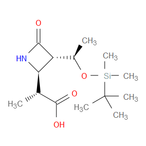 (3S,4S)-3-[(R)-1-(TERT-BUTYLDIMETHYLSILYLOXY)ETHYL]-4-[(R)-1-CARBOXYETHYL]-2-AZETIDINONE