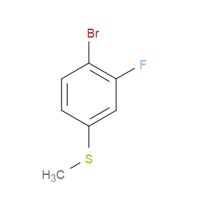 4-BROMO-3-FLUOROTHIOANISOLE - Click Image to Close