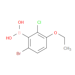 6-BROMO-2-CHLORO-3-ETHOXYPHENYLBORONIC ACID