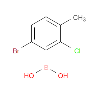 6-BROMO-2-CHLORO-3-METHYLPHENYLBORONIC ACID