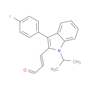 (E)-3-(3-(4-FLUOROPHENYL)-1-ISOPROPYL-1H-INDOL-2-YL)ACRYLALDEHYDE - Click Image to Close