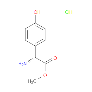 (R)-METHYL 2-AMINO-2-(4-HYDROXYPHENYL)ACETATE HYDROCHLORIDE - Click Image to Close