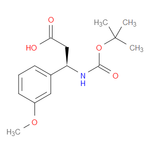 (R)-3-((TERT-BUTOXYCARBONYL)AMINO)-3-(3-METHOXYPHENYL)PROPANOIC ACID - Click Image to Close