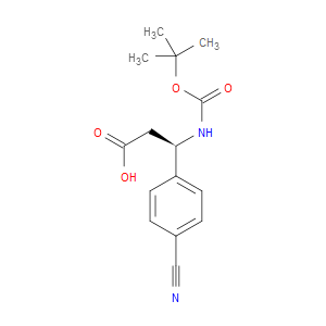 (R)-3-((TERT-BUTOXYCARBONYL)AMINO)-3-(4-CYANOPHENYL)PROPANOIC ACID