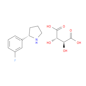 (S)-2-(3-FLUOROPHENYL)PYRROLIDINE D-TARTRATE