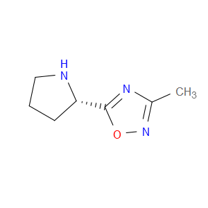 (S)-3-METHYL-5-(2-PYRROLIDINYL)-1,2,4-OXADIAZOLE - Click Image to Close