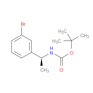 (S)-TERT-BUTYL 1-(3-BROMOPHENYL)ETHYLCARBAMATE - Click Image to Close