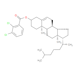 CHOLESTERYL 2,4-DICHLOROBENZOATE - Click Image to Close