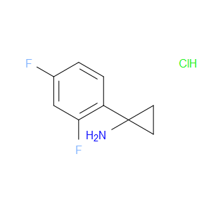 1-(2,4-DIFLUOROPHENYL)CYCLOPROPYLAMINE HYDROCHLORIDE - Click Image to Close