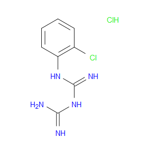 1-(2-CHLOROPHENYL)BIGUANIDE HYDROCHLORIDE - Click Image to Close