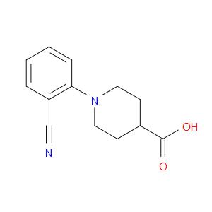 1-(2-CYANOPHENYL)PIPERIDINE-4-CARBOXYLIC ACID