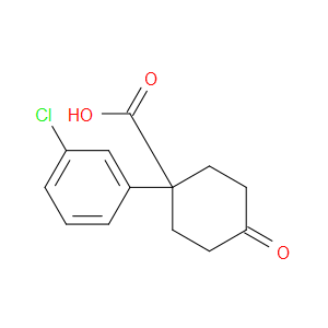 1-(3-CHLOROPHENYL)-4-OXOCYCLOHEXANECARBOXYLIC ACID - Click Image to Close