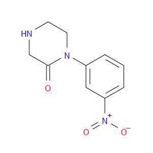 1-(3-NITROPHENYL)PIPERAZIN-2-ONE
