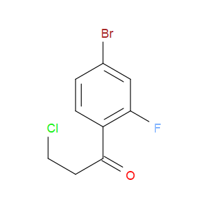 1-(4-BROMO-2-FLUOROPHENYL)-3-CHLORO-1-PROPANONE