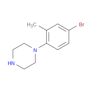 1-(4-BROMO-2-METHYLPHENYL)PIPERAZINE