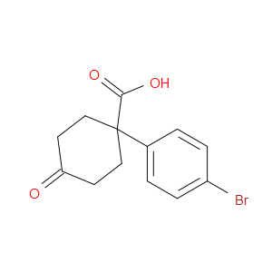 1-(4-BROMOPHENYL)-4-OXOCYCLOHEXANECARBOXYLIC ACID - Click Image to Close