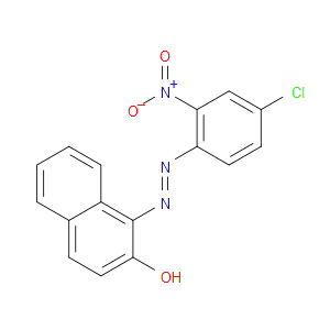 (E)-1-((4-CHLORO-2-NITROPHENYL)DIAZENYL)NAPHTHALEN-2-OL