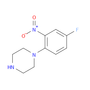 1-(4-FLUORO-2-NITROPHENYL)PIPERAZINE