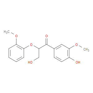 3-HYDROXY-1-(4-HYDROXY-3-METHOXYPHENYL)-2-(2-METHOXYPHENOXY)PROPAN-1-ONE - Click Image to Close