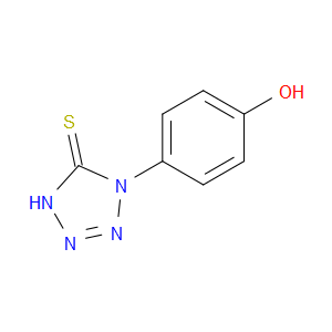 1-(4-HYDROXYPHENYL)-5-MERCAPTOTETRAZOLE