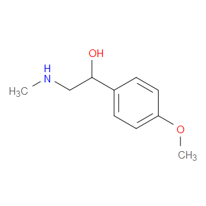 1-(4-METHOXYPHENYL)-2-(METHYLAMINO)ETHANOL - Click Image to Close