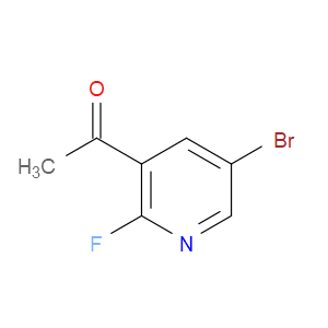 1-(5-BROMO-2-FLUOROPYRIDIN-3-YL)ETHANONE - Click Image to Close