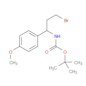 1-(BOC-AMINO)-3-BROMO-1-(4-METHOXYPHENYL)PROPANE - Click Image to Close