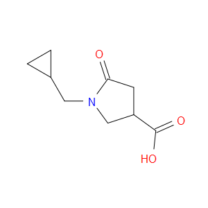 1-(CYCLOPROPYLMETHYL)-5-OXOPYRROLIDINE-3-CARBOXYLIC ACID - Click Image to Close