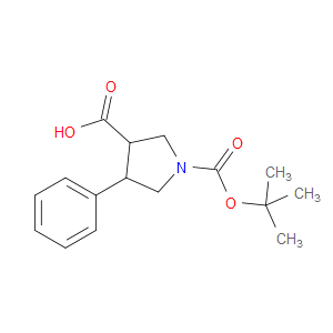 1-(TERT-BUTOXYCARBONYL)-4-PHENYLPYRROLIDINE-3-CARBOXYLIC ACID - Click Image to Close