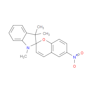 1,3,3-TRIMETHYLINDOLINO-6'-NITROBENZOPYRYLOSPIRAN - Click Image to Close