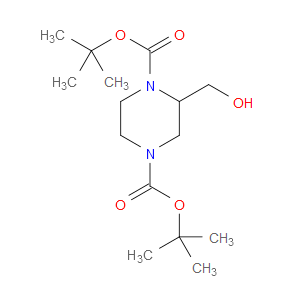 DI-TERT-BUTYL 2-(HYDROXYMETHYL)PIPERAZINE-1,4-DICARBOXYLATE