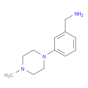 1-[3-(4-METHYLPIPERAZIN-1-YL)PHENYL]METHANAMINE - Click Image to Close
