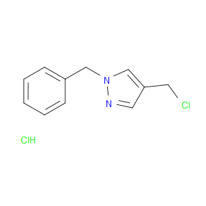 1-BENZYL-4-(CHLOROMETHYL)-1H-PYRAZOLE HYDROCHLORIDE - Click Image to Close