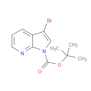 TERT-BUTYL 3-BROMO-1H-PYRROLO[2,3-B]PYRIDINE-1-CARBOXYLATE