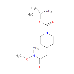 1-BOC-4-[(N-METHOXY-N-METHYLCARBAMOYL)METHYL]PIPERIDINE