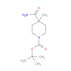 1-BOC-4-METHYLPIPERIDINE-4-CARBOXAMIDE - Click Image to Close