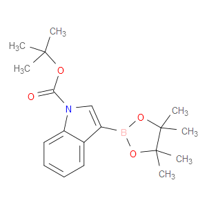 TERT-BUTYL 3-(4,4,5,5-TETRAMETHYL-1,3,2-DIOXABOROLAN-2-YL)-1H-INDOLE-1-CARBOXYLATE