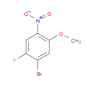 1-BROMO-2-FLUORO-5-METHOXY-4-NITROBENZENE