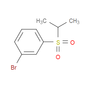 1-BROMO-3-(ISOPROPYLSULFONYL)BENZENE - Click Image to Close