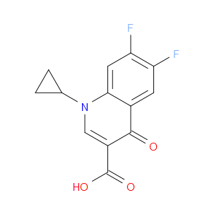 1-CYCLOPROPYL-6,7-DIFLUORO-4-OXO-1,4-DIHYDROQUINOLINE-3-CARBOXYLIC ACID
