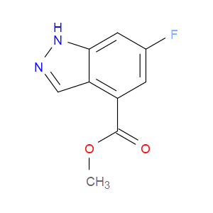 METHYL 6-FLUORO-1H-INDAZOLE-4-CARBOXYLATE - Click Image to Close
