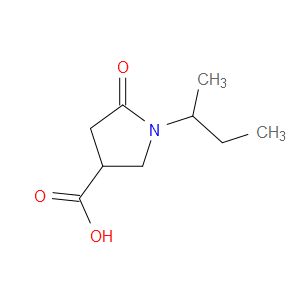 1-SEC-BUTYL-5-OXOPYRROLIDINE-3-CARBOXYLIC ACID