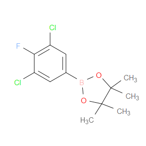2-(3,5-DICHLORO-4-FLUOROPHENYL)-4,4,5,5-TETRAMETHYL-1,3,2-DIOXABOROLANE - Click Image to Close