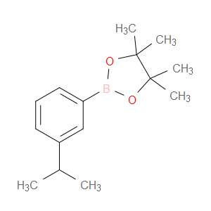 2-(3-ISOPROPYLPHENYL)-4,4,5,5-TETRAMETHYL-1,3,2-DIOXABOROLANE