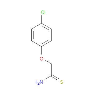 2-(4-CHLOROPHENOXY)ETHANETHIOAMIDE